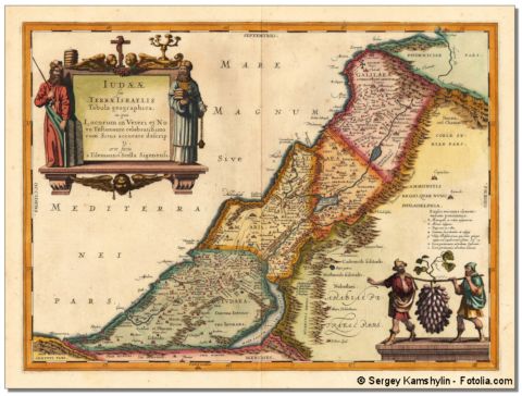 Ancient Map of Israel