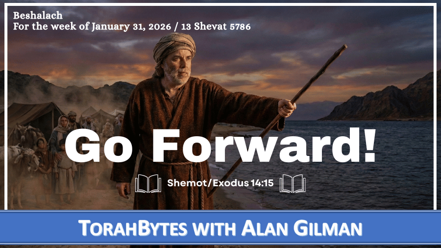 Message information along with an AI-produced image, showing Bible Teacher Alan Gilman before the Red Sea