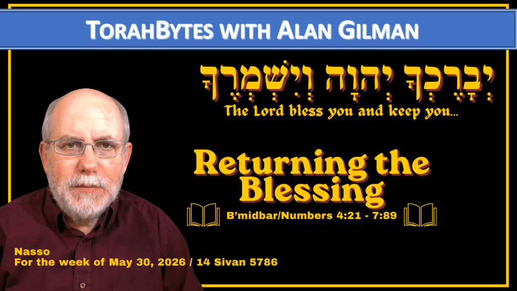 Message information along with TorahBytes host, Alan Gilman